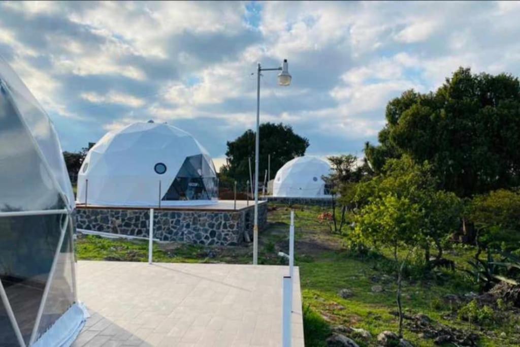 El Gato Glamping Con Vista Al Valle Huasca de Ocampo Eksteriør bilde