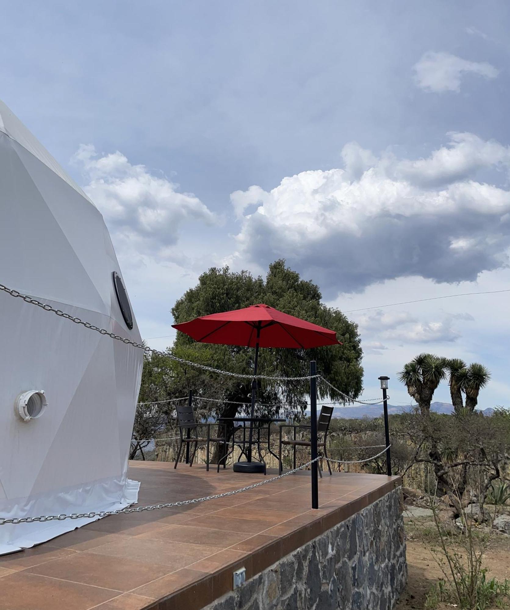 El Gato Glamping Con Vista Al Valle Huasca de Ocampo Eksteriør bilde